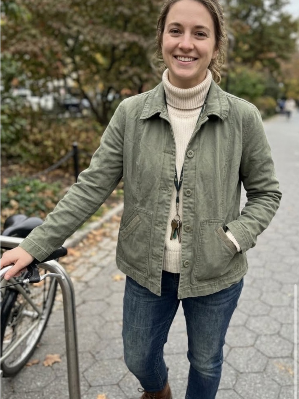 Cotton On Body Olive Utility Jacket with Button Front